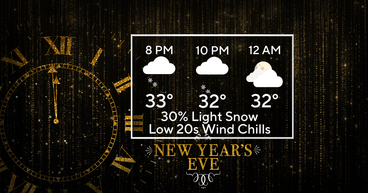 Chicago First Alert Weather: Snow showers expected New Year's Eve - CBS ...