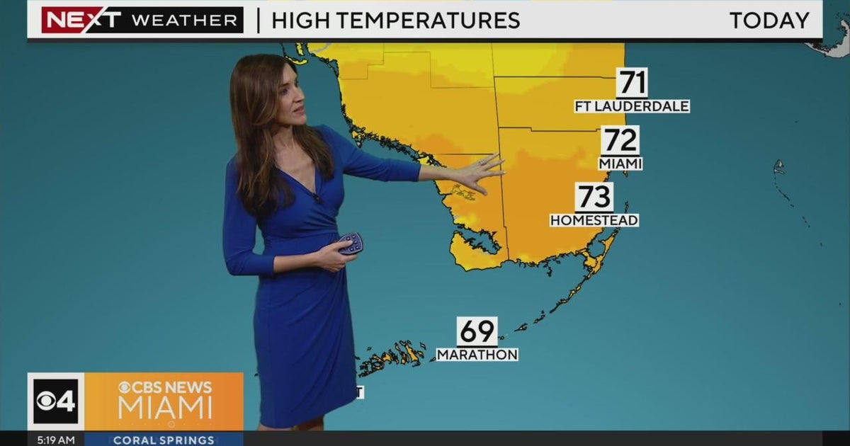 Miami Weather for Tuesday 1/2/2024 5AM - CBS Miami