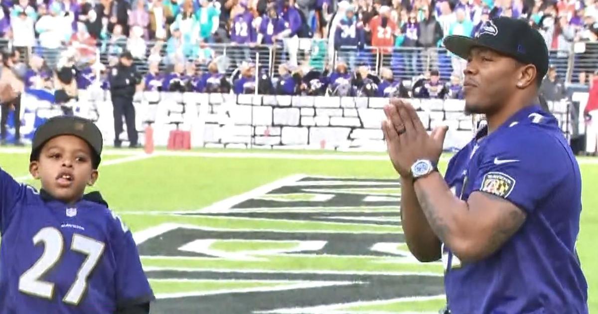 Ray Rice expresses gratitude on WJZ Purple Connection for being Ravens 'Legend of the Game' - CBS Baltimore - serqueux76.fr