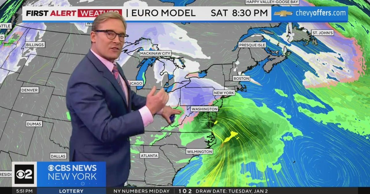 First Alert Weather: Potential for snow this weekend - CBS New York