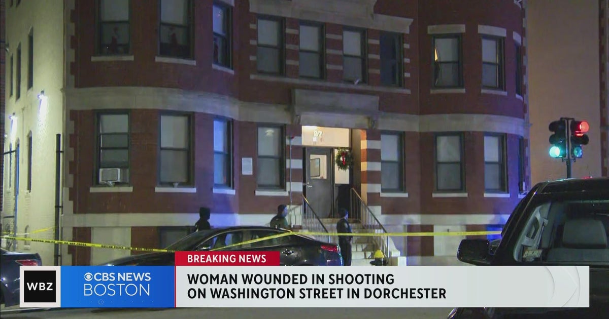 Police investigating woman shot in Dorchester - CBS Boston