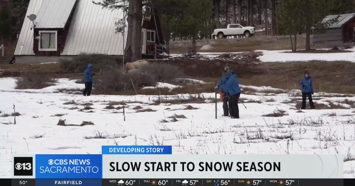 Snow survey shows below-average start to season in California