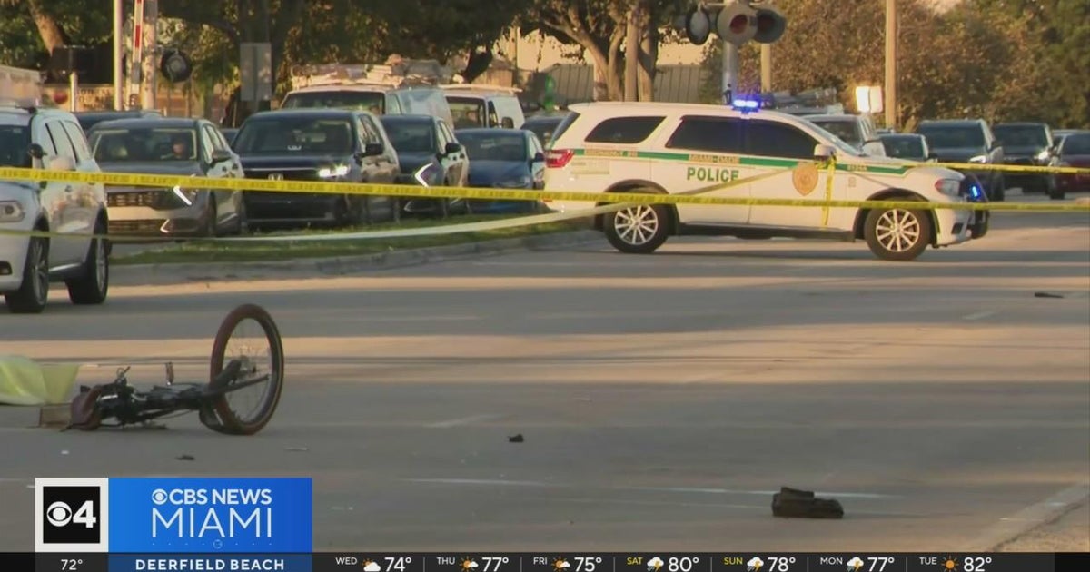Bicyclist killed in crash on Coral Way