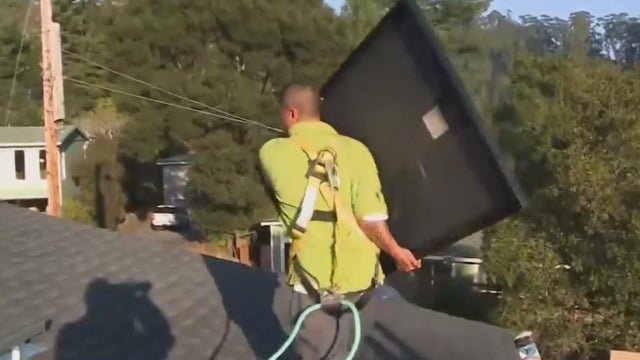 solar power worker