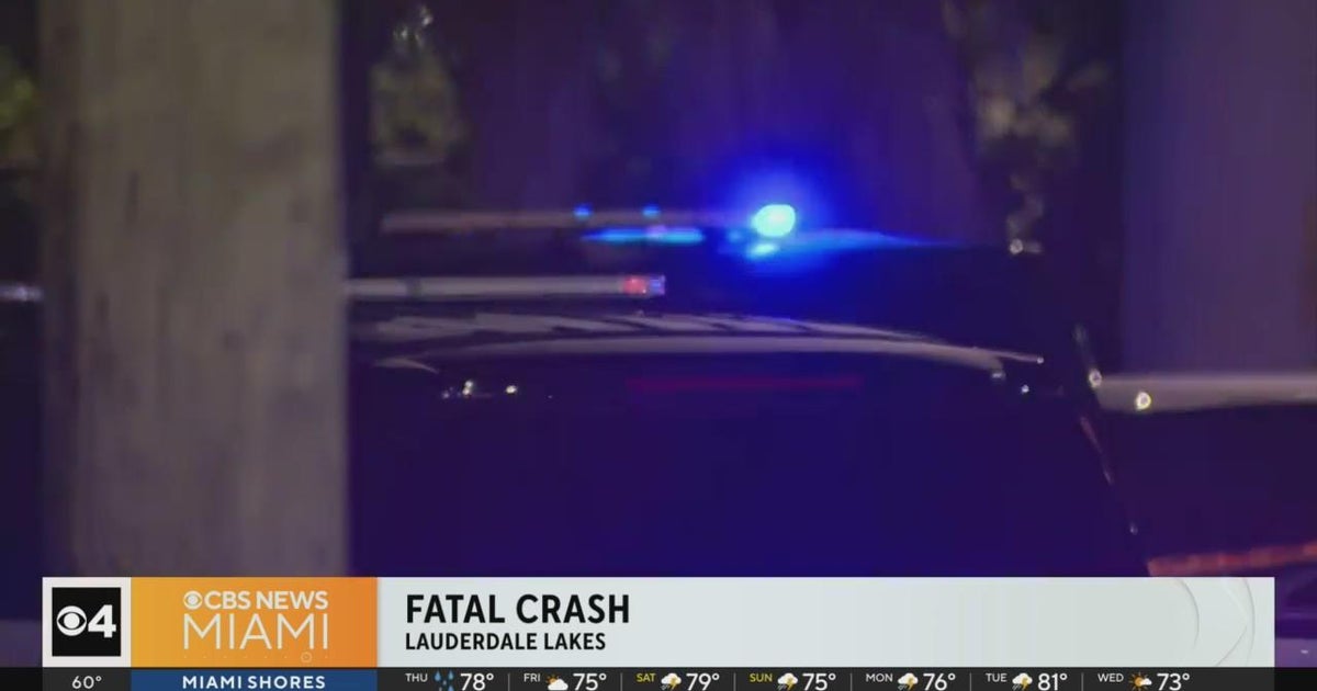 Man killed in Lauderdale Lakes crash - CBS Miami