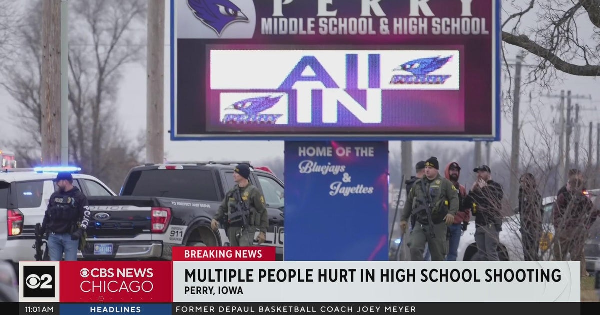 Multiple people injured in Iowa high school shooting - CBS Chicago