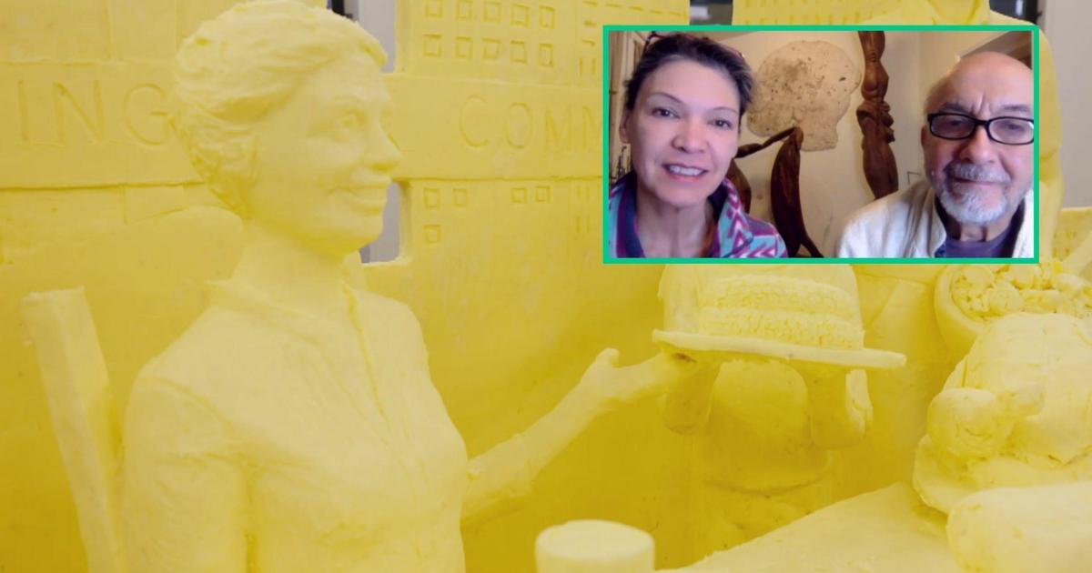 How 2 Pennsylvania artists built the butter sculpture at 2024 PA Farm Show  - CBS Philadelphia