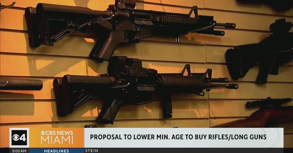 Proposal submitted to reduced the age to purchase rifles in Florida Proposal submitted to reduced the age to purchase rifles in Florida