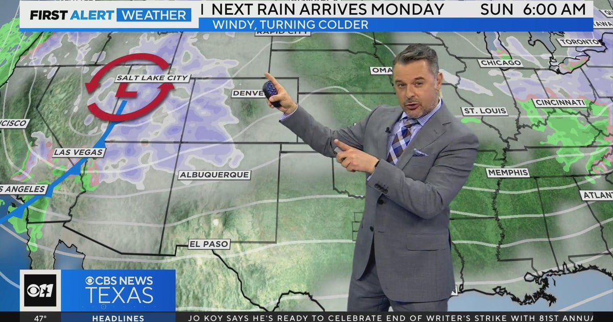 Clear weekend, but cold temps and rain on the way early next week - CBS ...