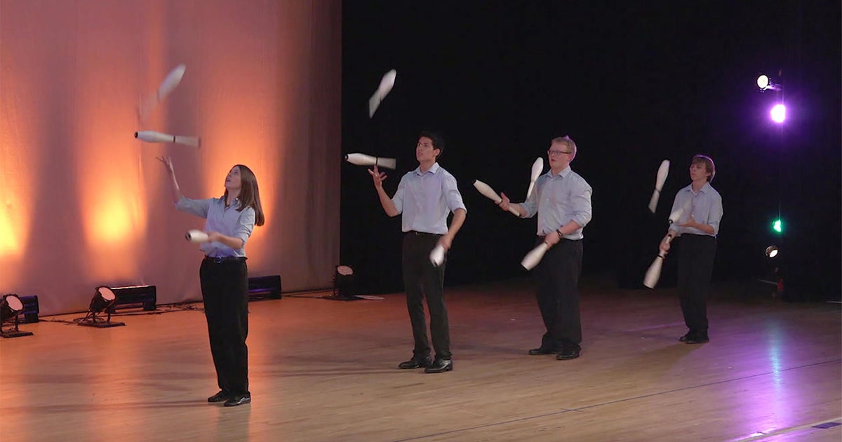 Juggling competition is a toss-up - CBS News