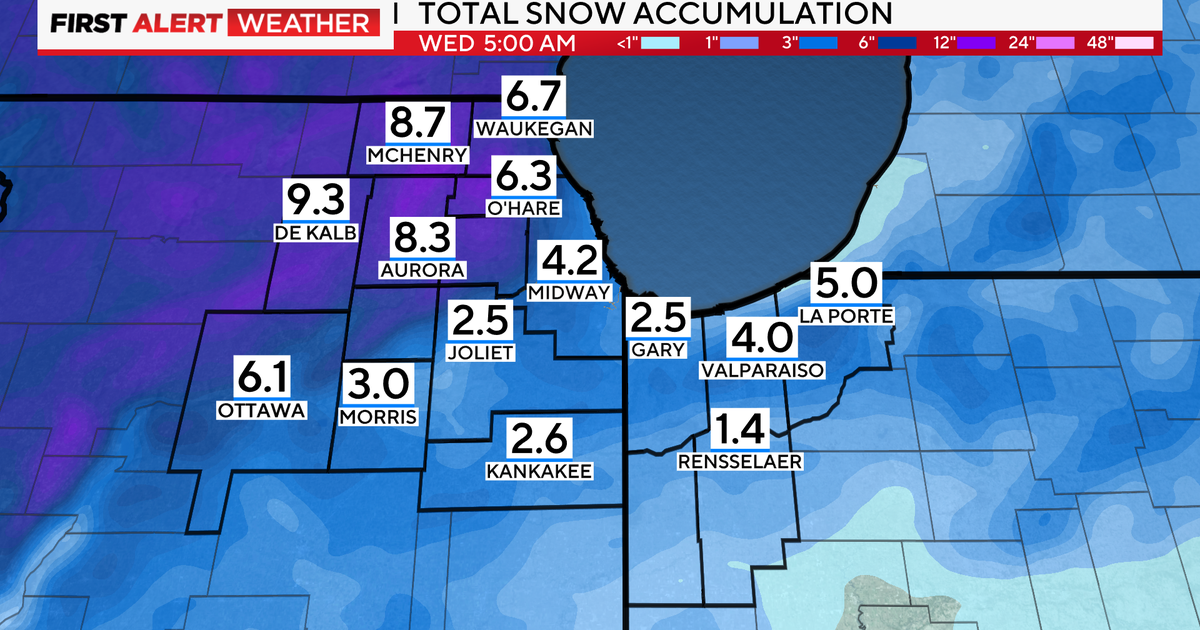 How much will it snow during Chicago's winter storm? - CBS Chicago