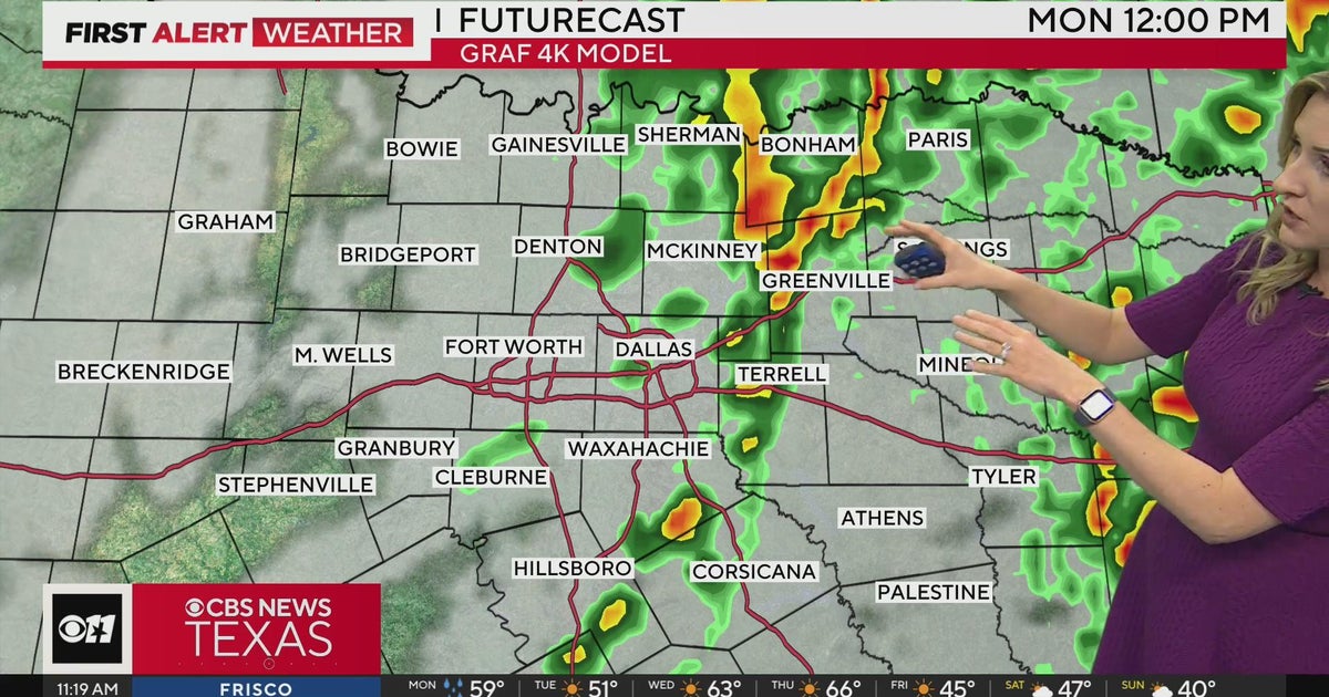 Rain moves through North Texas - CBS Texas