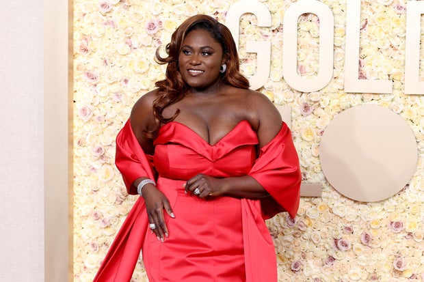 Danielle Brooks attends the 81st Annual Golden Globe Awards