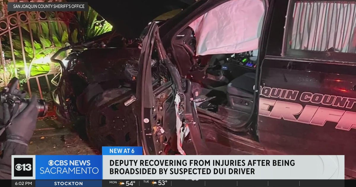 Deputy injured in Stockton crash, suspect arrested for drunk driving
