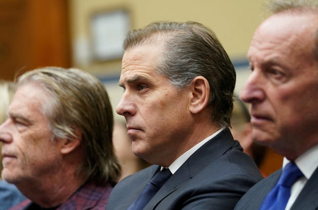 Hunter Biden, son of President Biden, makes a surprise appearance at a House Oversight Committee meeting on Jan. 10, 2024.