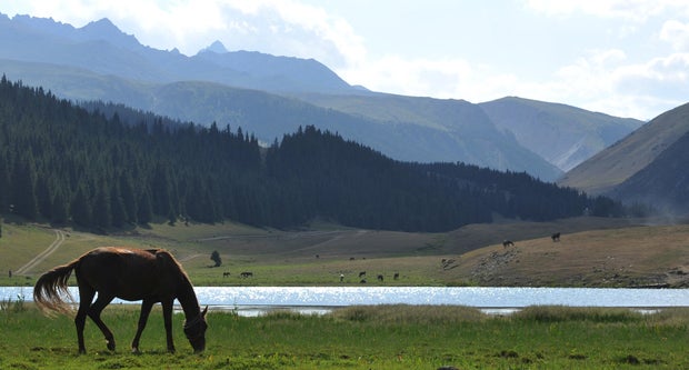 KYRGYZSTAN-TOURISM-FEATURE