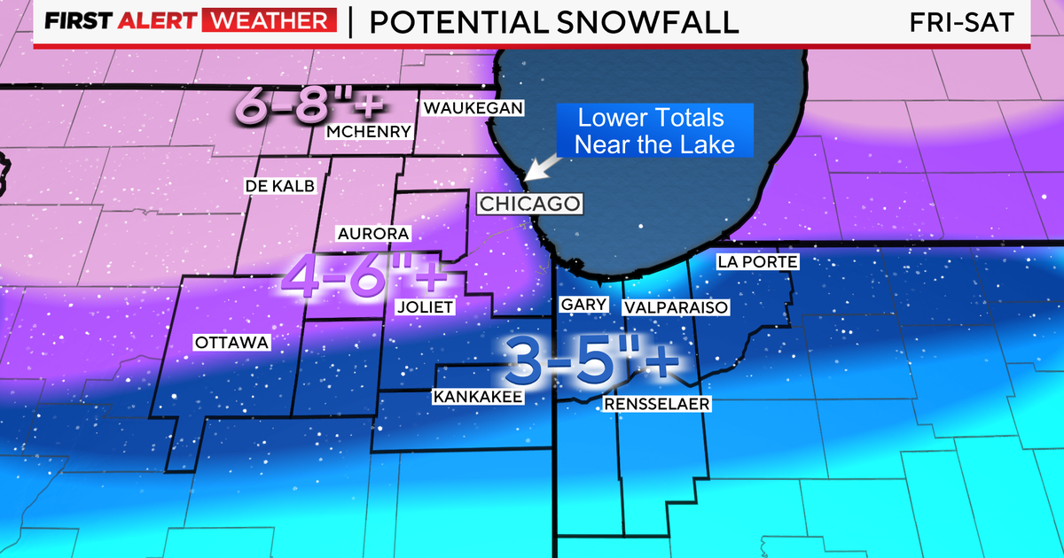 Winter storm for Chicago: Heavy blowing snow on Friday; how much could ...