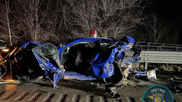 Michigan State Police investigate I-75 vehicle crash involving trooper, prisoner 