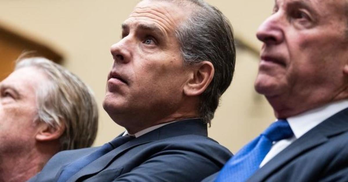 Hunter Biden Makes Surprise Visit To House GOP Contempt Hearing - CBS News