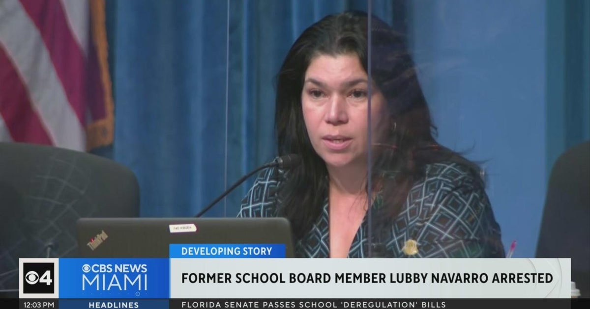 Previous Miami-Dade college board member Lubby Navarro arrested Previous Miami-Dade college board member Lubby Navarro arrested