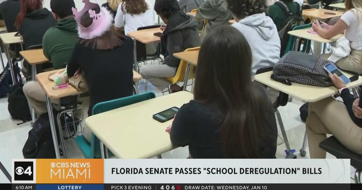 Florida Senate passes school "deregulation" bills CBS Miami