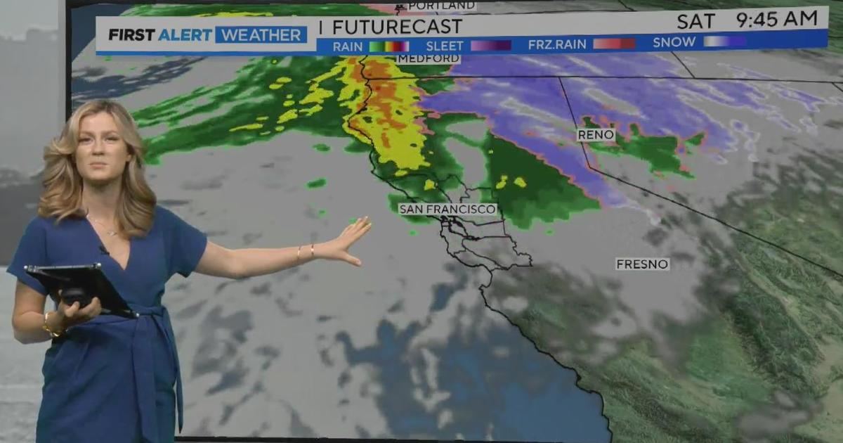 2024年1月12日星期五早晨首次警报天气预报 - CBS旧金山