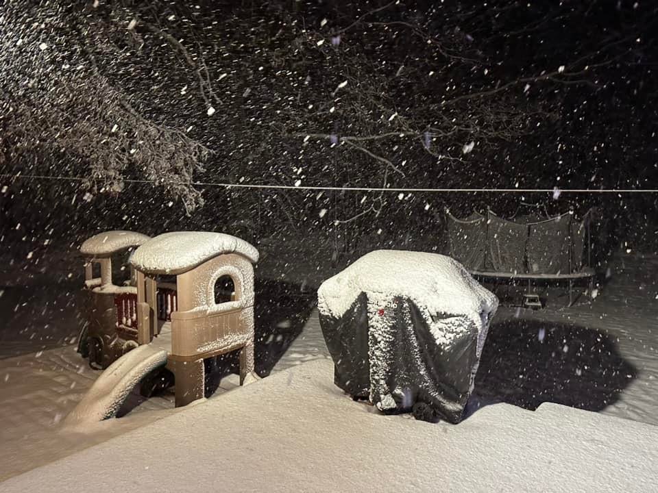 Residents experience heavy snowfall in SE Michigan 