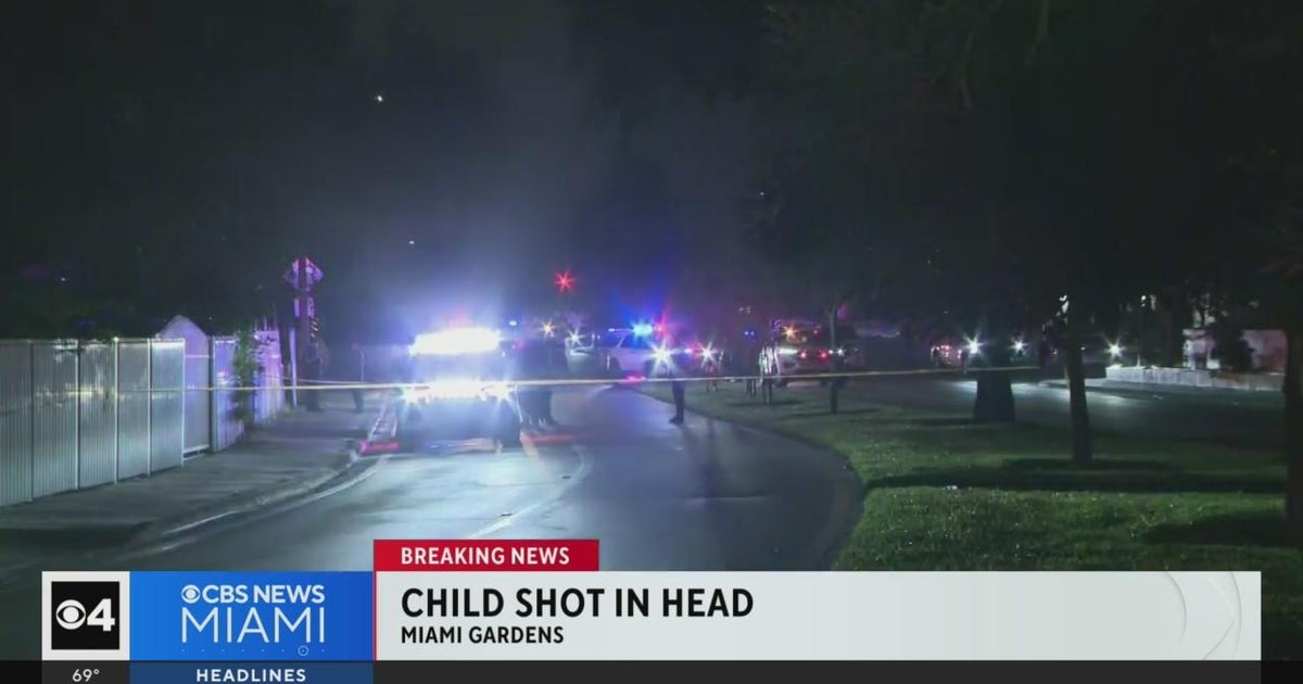 Child shot in the head in Miami Gardens home - CBS Miami