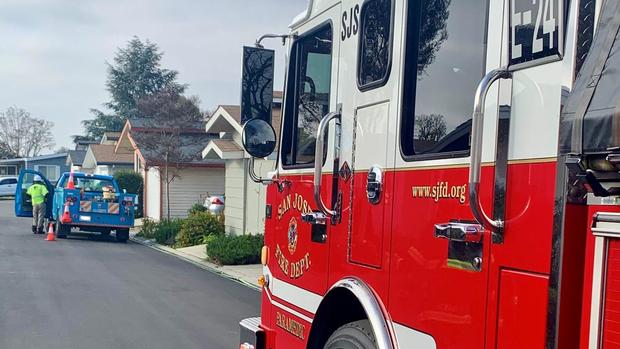 SJ Fire and PG&E respond to gas leak 