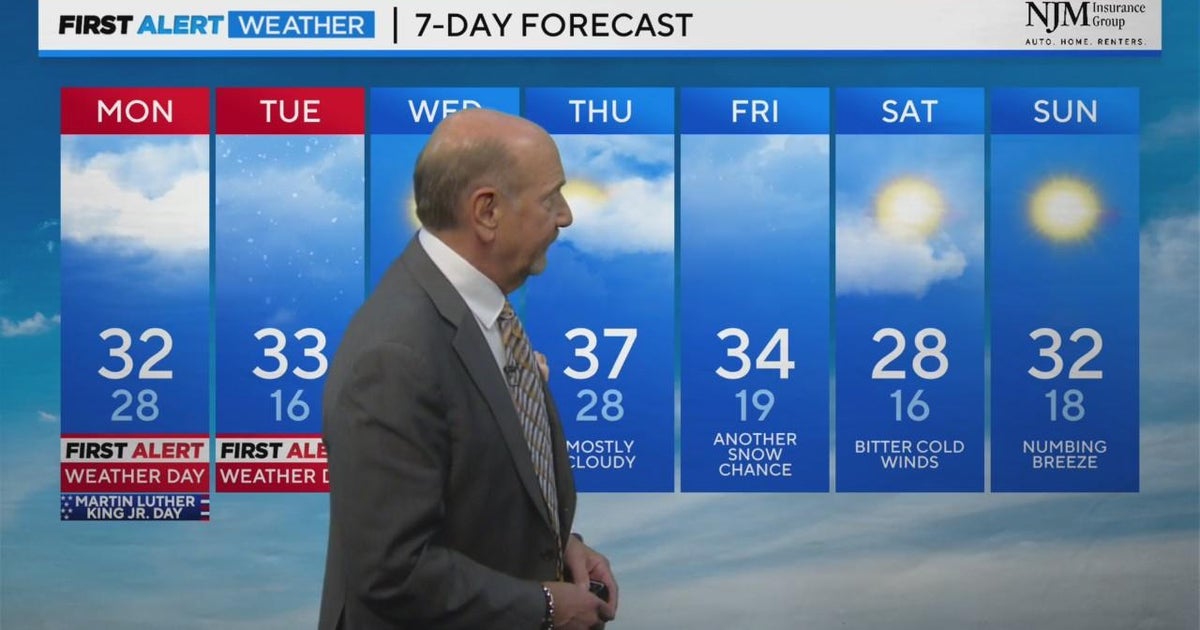 Marty Bass has your Monday afternoon forecast | January 15, 2024 - CBS Baltimore