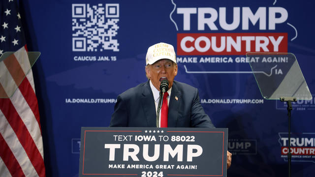 Donald Trump Holds Presidential Campaign Event In Indianola, Iowa 