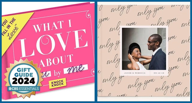 Young woman holding valentine day gift box 