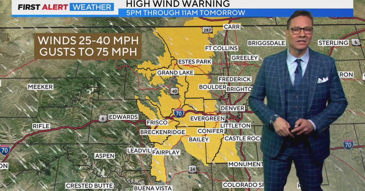 Strong winds Front Range Foothills with another shot of heavy mountain ...