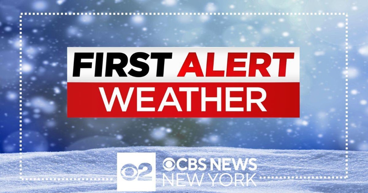 First Alert Weather: Friday afternoon update - CBS New York