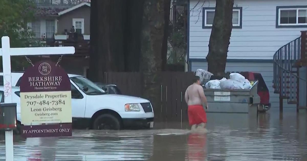 Flooding from heavy overnight rains impacts communities in Guerneville and Santa Cruz