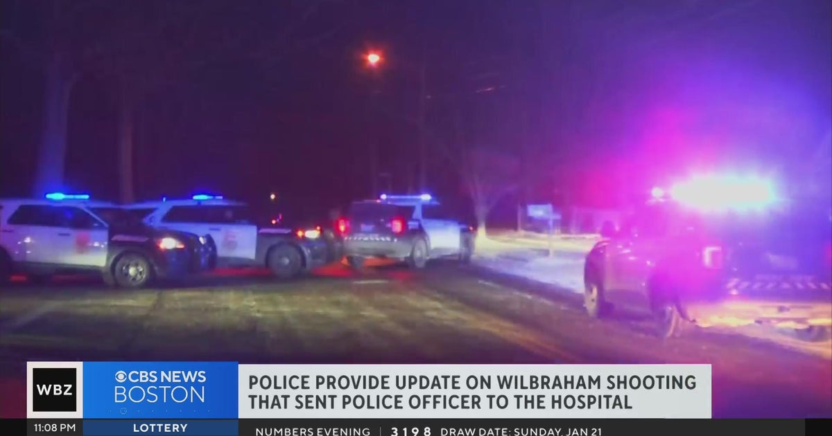 Wilbraham police officer shot, suspect in custody after standoff - CBS ...