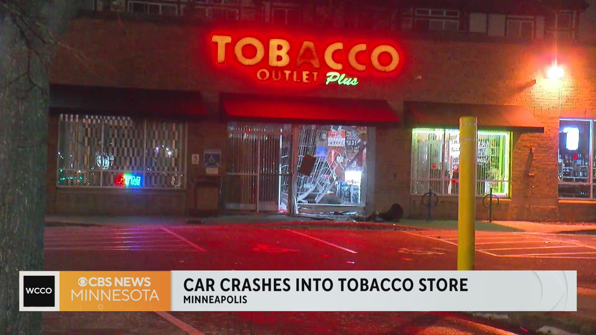 tobacco minneapolis WATCH: Car crashes into Minneapolis tobacco shop