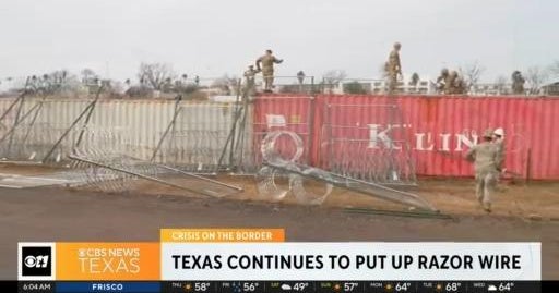 Texas continues to put up razor wire while government allows removal ...