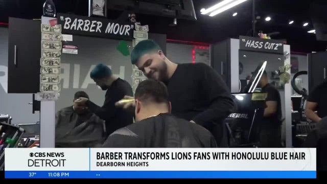 Detroit Lions barber 