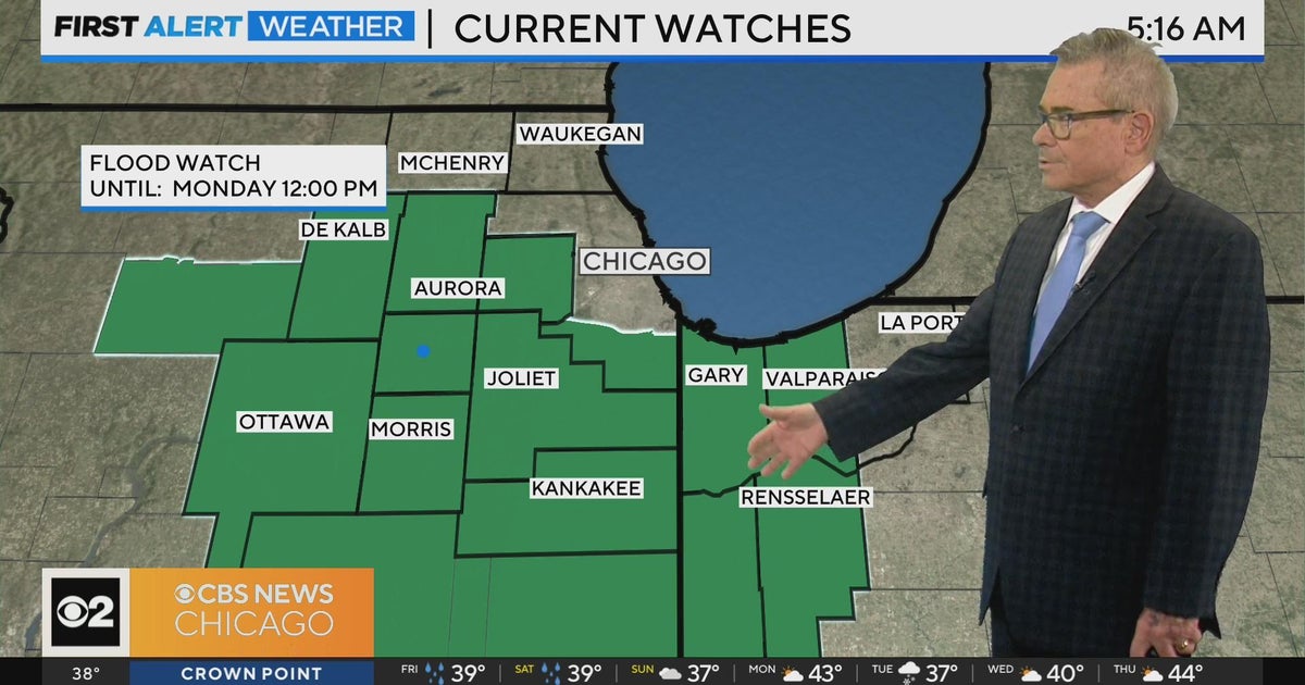 Another foggy day for Chicago area, flood watch in effect - CBS Chicago