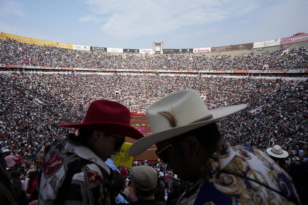 APTOPIX Mexico Bullfighting 