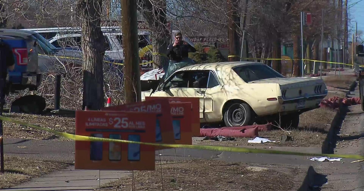 Woman walking on sidewalk struck, killed by car - CBS Colorado