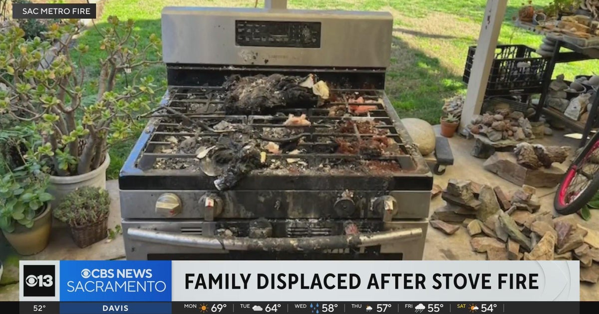 Family of 4 displaced by stove fire in Sacramento area - CBS Sacramento