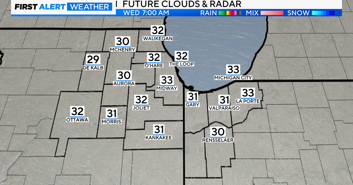 Cloudy skies in Chicago give way to a warming trend - CBS Chicago