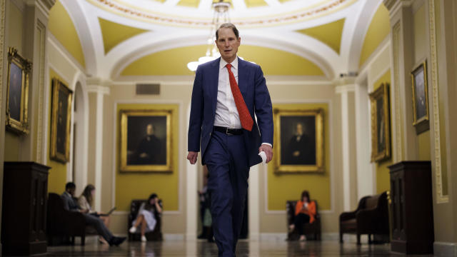 Senator Ron Wyden, a Democrat from Oregon, at the US Capitol in Washington, DC, US, on Thursday, June 1, 2023. 