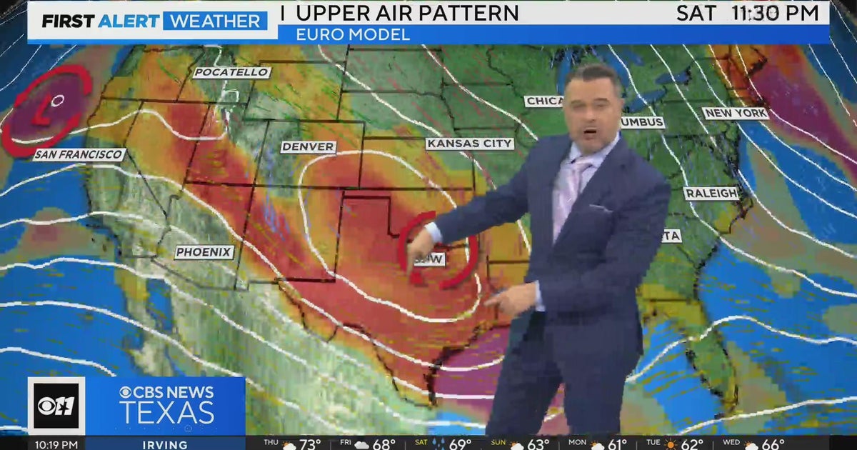 One more day with highs in the 70s - CBS Texas