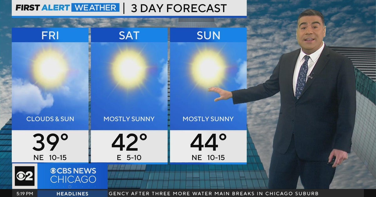 Chicago area clouds give way to sun - CBS Chicago