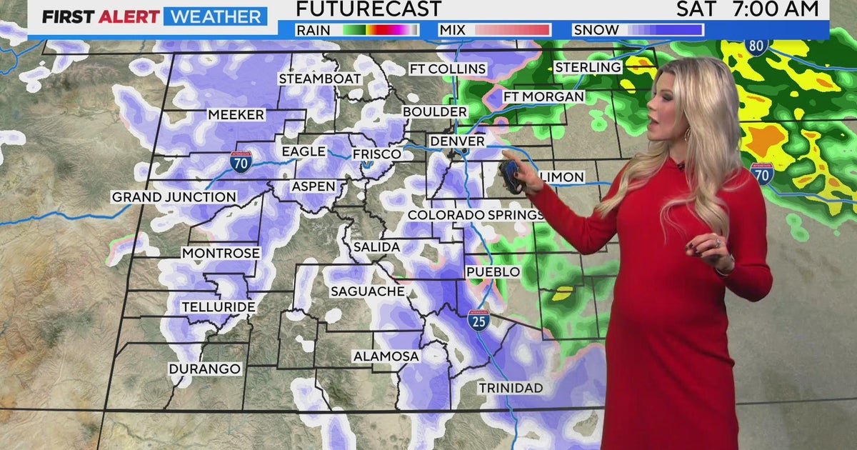 Snow And Rain Ramp Up For Saturday - CBS Colorado