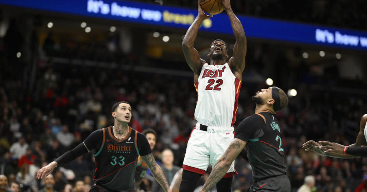 Miami Warmth outlast Wizards 110-102 with help from Jimmy Butler, Bam Adebayo