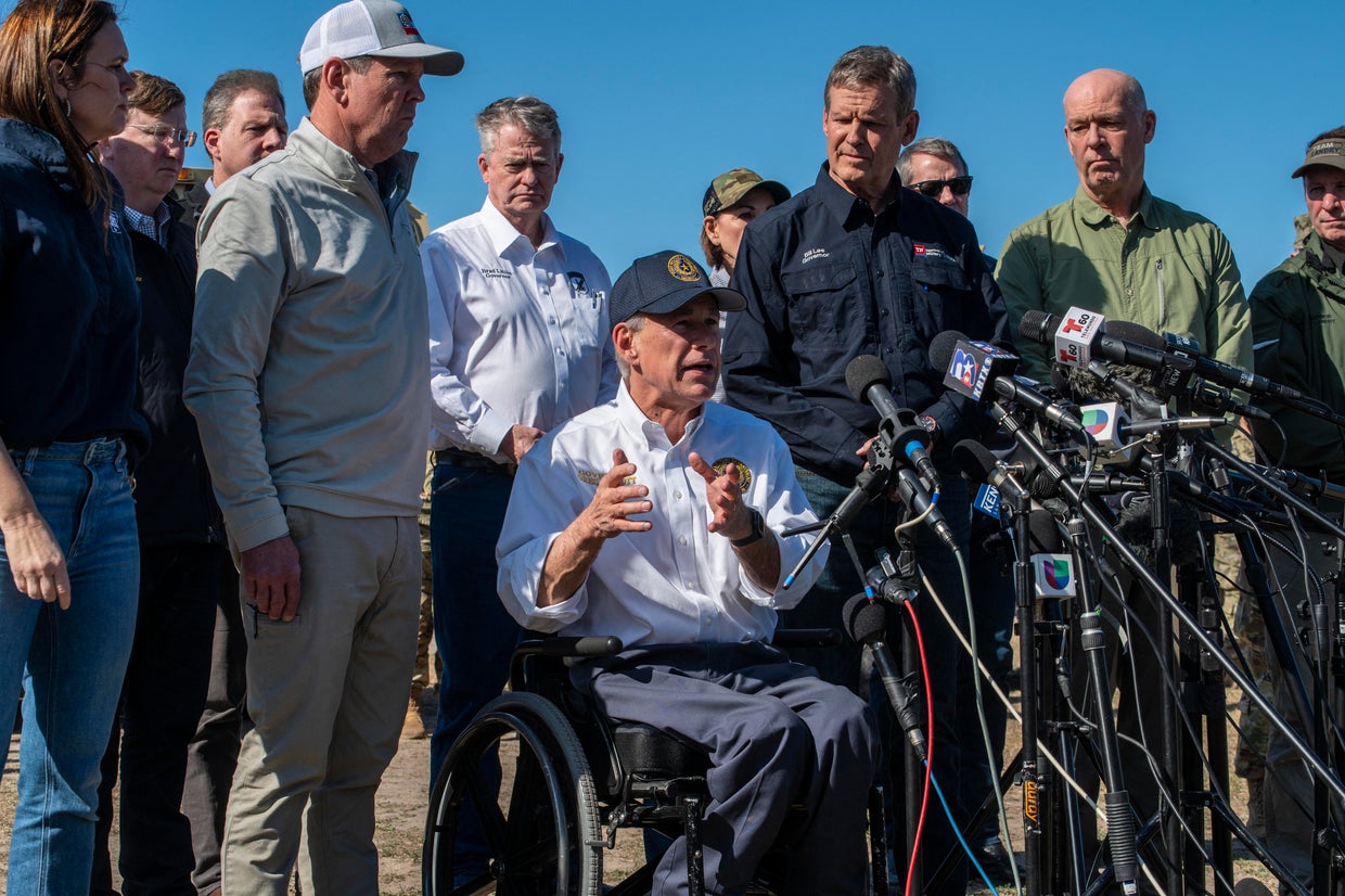 Texas Gov. Abbott insists state has right to protect border amid feud ...